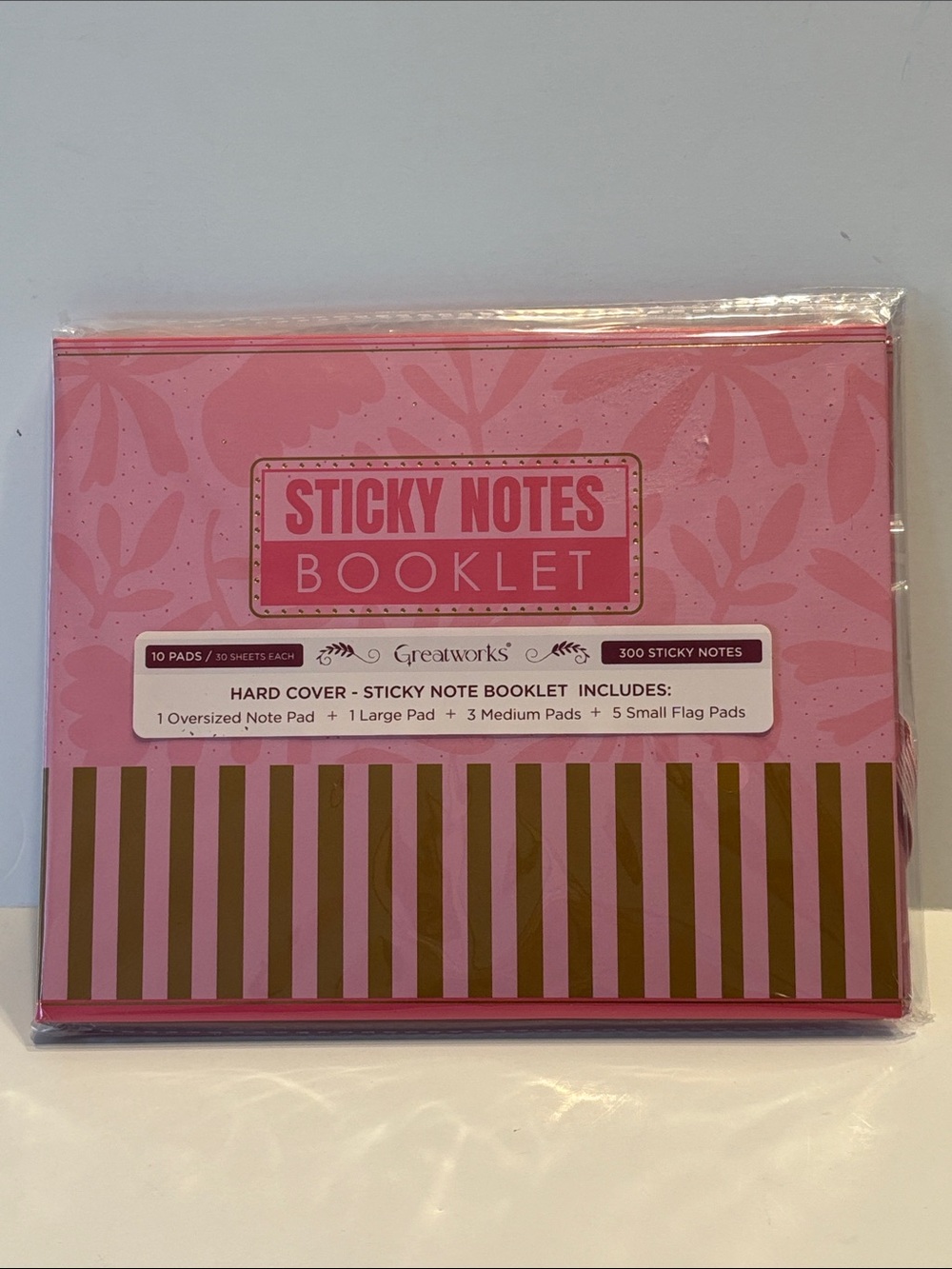 Greatworks Hard Cover Sticky Note Booklet